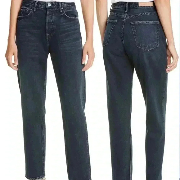 New GRLFRND The Devon Slim Boy High Rise Jeans Black Sz 24 - Picture 10 of 10